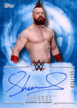 2017 Topps WWE Undisputed - Autographs #UA-SH Sheamus Front