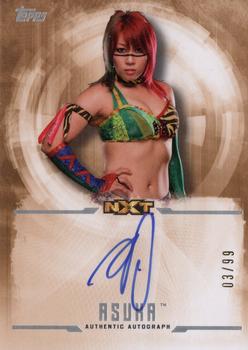 2017 Topps WWE Undisputed - Autographs Bronze #UA-A Asuka Front