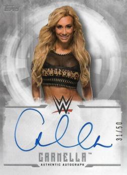 2017 Topps WWE Undisputed - Autographs Silver #UA-CA Carmella Front