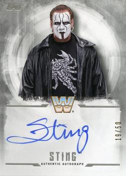 2017 Topps WWE Undisputed - Autographs Silver #UA-S Sting Front