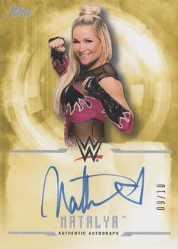 2017 Topps WWE Undisputed - Autographs Gold #UA-N Natalya Front