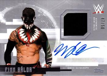 2017 Topps WWE Undisputed - Autograph Relics Silver #UAR-FB Finn Bálor Front