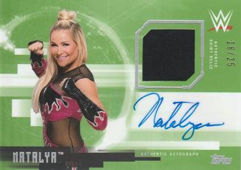 2017 Topps WWE Undisputed - Autograph Relics Green #UAR-NA Natalya Front