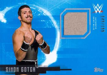 2017 Topps WWE Undisputed - Relics #UR-SG Simon Gotch Front
