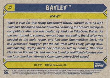 2017 Topps WWE Heritage - Bronze #12 Bayley Back
