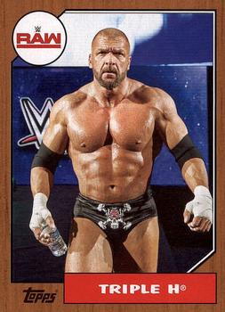 2017 Topps WWE Heritage - Bronze #37 Triple H Front