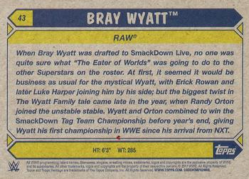 2017 Topps WWE Heritage - Bronze #43 Bray Wyatt Back