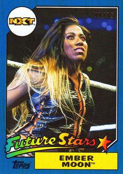2017 Topps WWE Heritage - Blue #3 Ember Moon Front