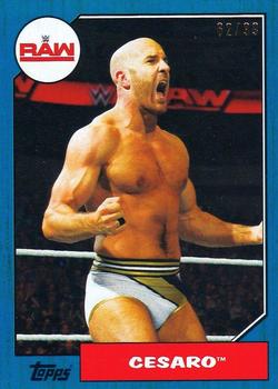 2017 Topps WWE Heritage - Blue #18 Cesaro Front
