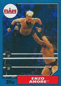 2017 Topps WWE Heritage - Blue #21 Enzo Amore Front