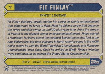 2017 Topps WWE Heritage - Blue #77 Finlay Back