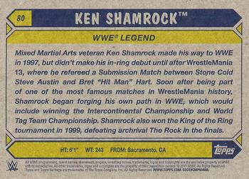 2017 Topps WWE Heritage - Blue #80 Ken Shamrock Back