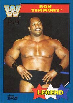2017 Topps WWE Heritage - Blue #90 Ron Simmons Front