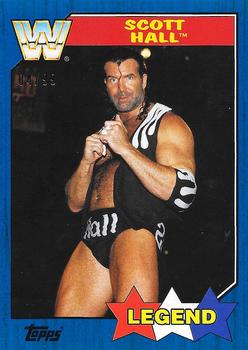 2017 Topps WWE Heritage - Blue #92 Scott Hall Front
