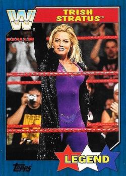 2017 Topps WWE Heritage - Blue #98 Trish Stratus Front