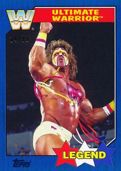 2017 Topps WWE Heritage - Blue #99 Ultimate Warrior Front