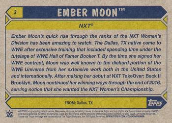 2017 Topps WWE Heritage - Silver #3 Ember Moon Back