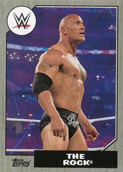 2017 Topps WWE Heritage - Silver #9 The Rock Front