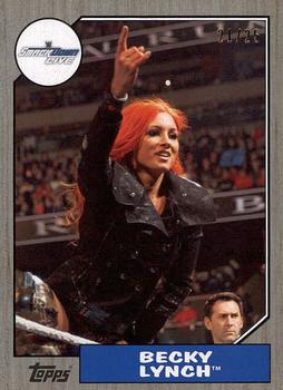 2017 Topps WWE Heritage - Silver #42 Becky Lynch Front