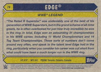 2017 Topps WWE Heritage - Silver #76 Edge Back