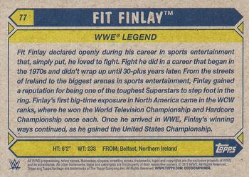 2017 Topps WWE Heritage - Silver #77 Finlay Back