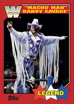 2017 Topps WWE Heritage - Red #84 Randy Savage Front