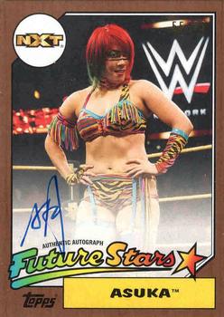 2017 Topps WWE Heritage - Autographs Bronze #NNO Asuka Front