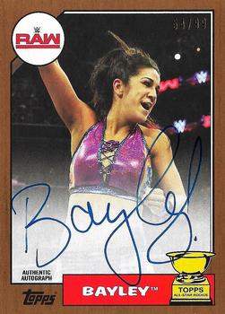 2017 Topps WWE Heritage - Autographs Bronze #NNO Bayley Front