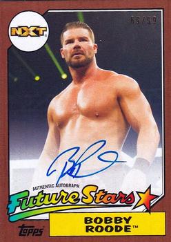 2017 Topps WWE Heritage - Autographs Bronze #NNO Bobby Roode Front