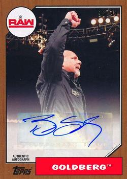 2017 Topps WWE Heritage - Autographs Bronze #NNO Goldberg Front