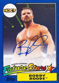 2017 Topps WWE Heritage - Autographs Blue #NNO Bobby Roode Front