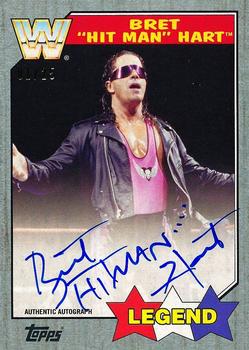 2017 Topps WWE Heritage - Autographs Silver #NNO Bret 