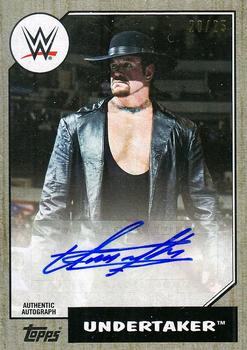 2017 Topps WWE Heritage - Autographs Silver #NNO Undertaker Front