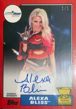 2017 Topps WWE Heritage - Autographs Red #NNO Alexa Bliss Front