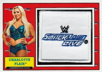 2017 Topps WWE Heritage - Commemorative Patches #NNO Charlotte Flair Front