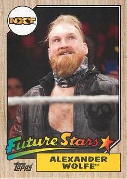 2017 Topps WWE Heritage - Roster Updates #R-1 Alexander Wolfe Front