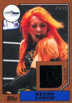 2017 Topps WWE Heritage - Shirt Relics Bronze #R-BK Becky Lynch Front