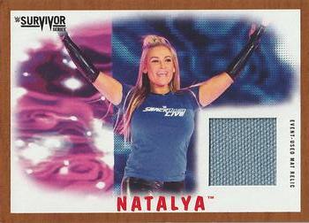 2017 Topps WWE Heritage - Survivor Series 2016 Mat Relics Bronze #NNO Natalya Front