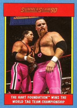 2017 Topps WWE Heritage - Thirty Years of SummerSlam #5 The Hart Foundation Front