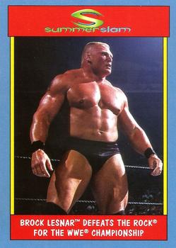 2017 Topps WWE Heritage - Thirty Years of SummerSlam #28 Brock Lesnar Front
