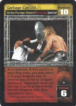 2001 Comic Images WWF Raw Deal Backlash #12 Garbage Can Lid Front