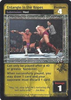2001 Comic Images WWF Raw Deal Backlash #30 Entangle In the Ropes Front