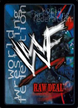 2002 Comic Images WWF Raw Deal:  Mania #9 Step on Opponent's Noggin Back
