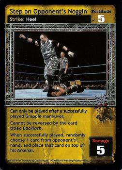 2002 Comic Images WWF Raw Deal:  Mania #9 Step on Opponent's Noggin Front