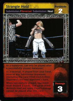 2002 Comic Images WWF Raw Deal:  Mania #21 Strangle Hold Front