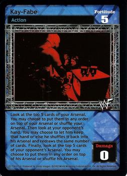 2002 Comic Images WWF Raw Deal:  Mania #31 Kay-Fabe Front