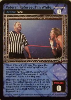 2002 Comic Images WWF Raw Deal:  Mania #38 Veteran Referee:  Tim White Front
