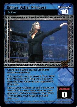 2002 Comic Images WWF Raw Deal:  Mania #50 Billion Dollar Princess Front
