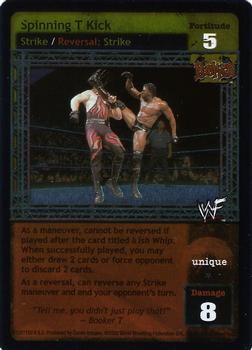 2002 Comic Images WWF Raw Deal:  Mania #107 Spinning T Kick Front