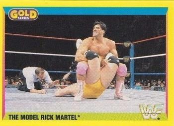 1992 Merlin WWF Gold Series Part 2 #38 The Model Rick Martel Front